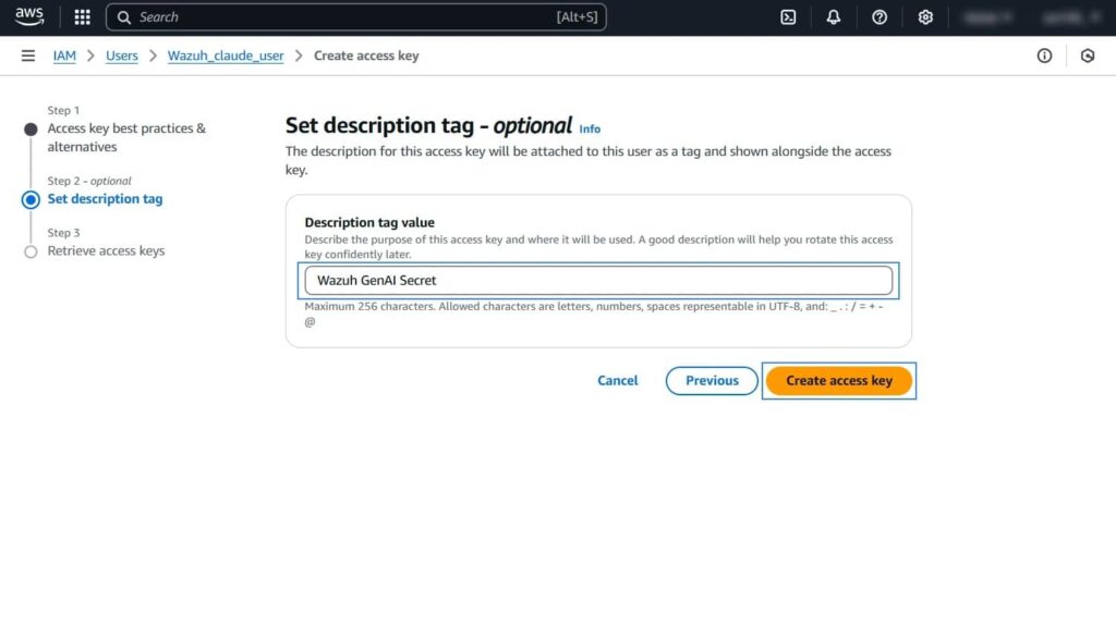 claude-haiku-create-access-key