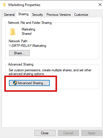 How to Set Share Permissions 3