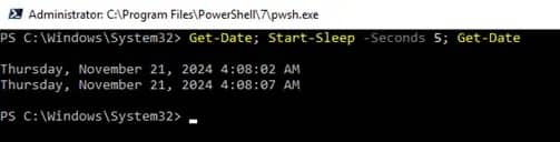 Examples of the Start-Sleep Cmdlet in PowerShell
