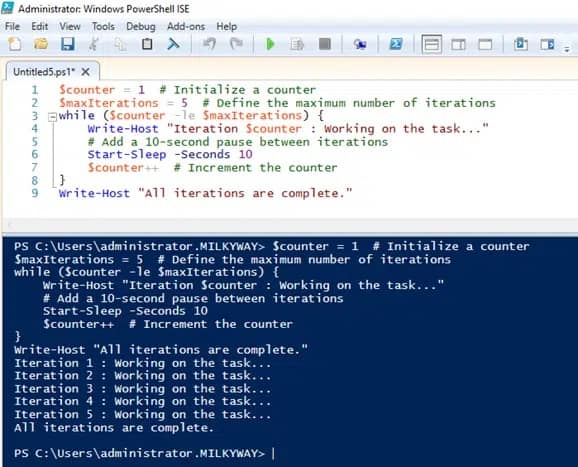 PowerShell ISE