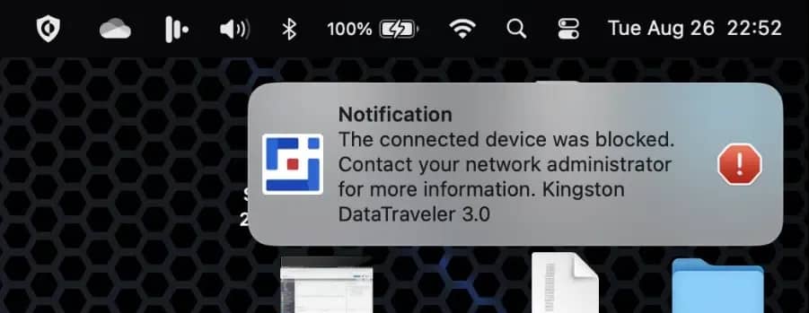 Notification Netwrix EPP