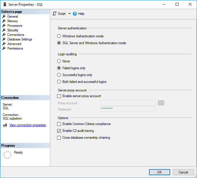 Configuring access auditing (1)