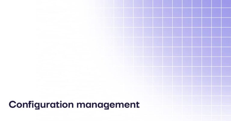 Configuration management