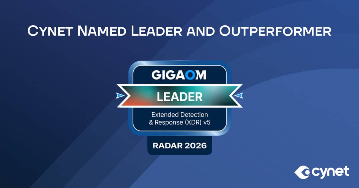 Cynet Named Leader and Outperformer in 2026 GigaOm Radar for XDR