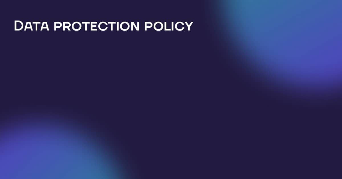 Data protection policy