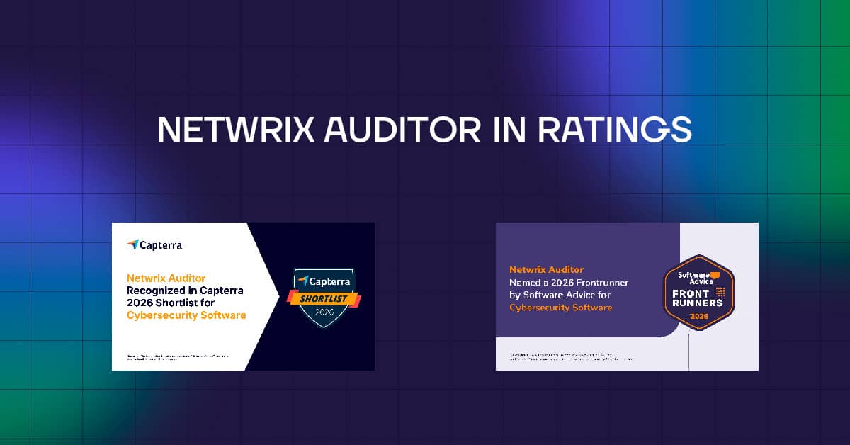 Netwrix Auditor попал в два списка лидеров Capterra Shortlist 2026 года
