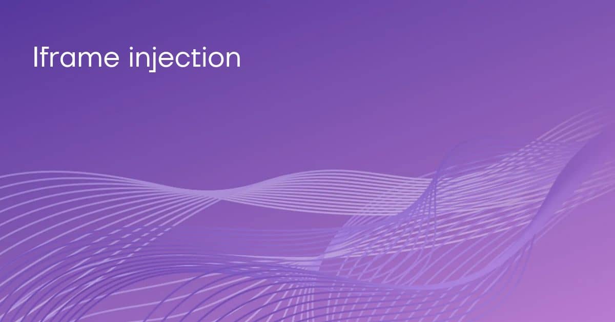 Iframe injection